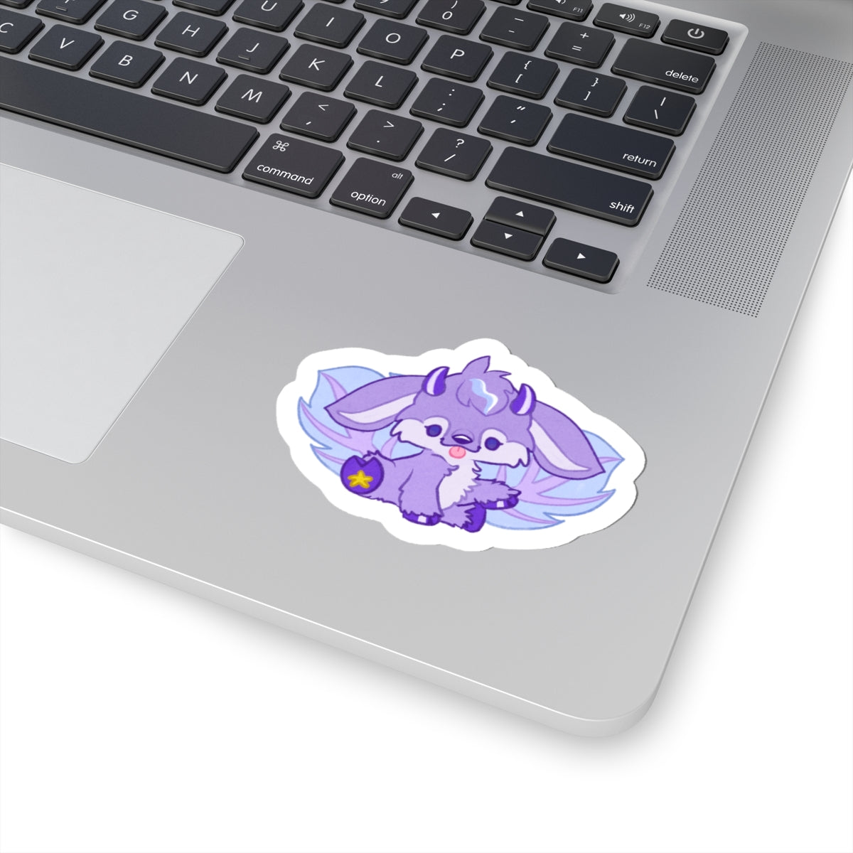 Purple Faerie Fantasy Pixie Die-Cut Vinyl Sticker 4in