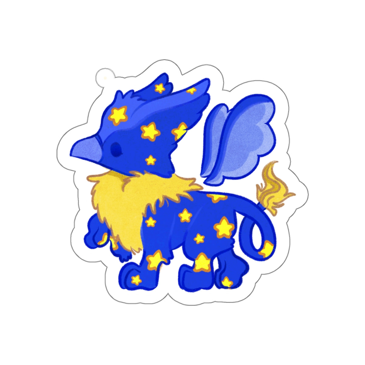 Eyrie Starry Fantasy Griffin Die-Cut Vinyl Sticker 4in