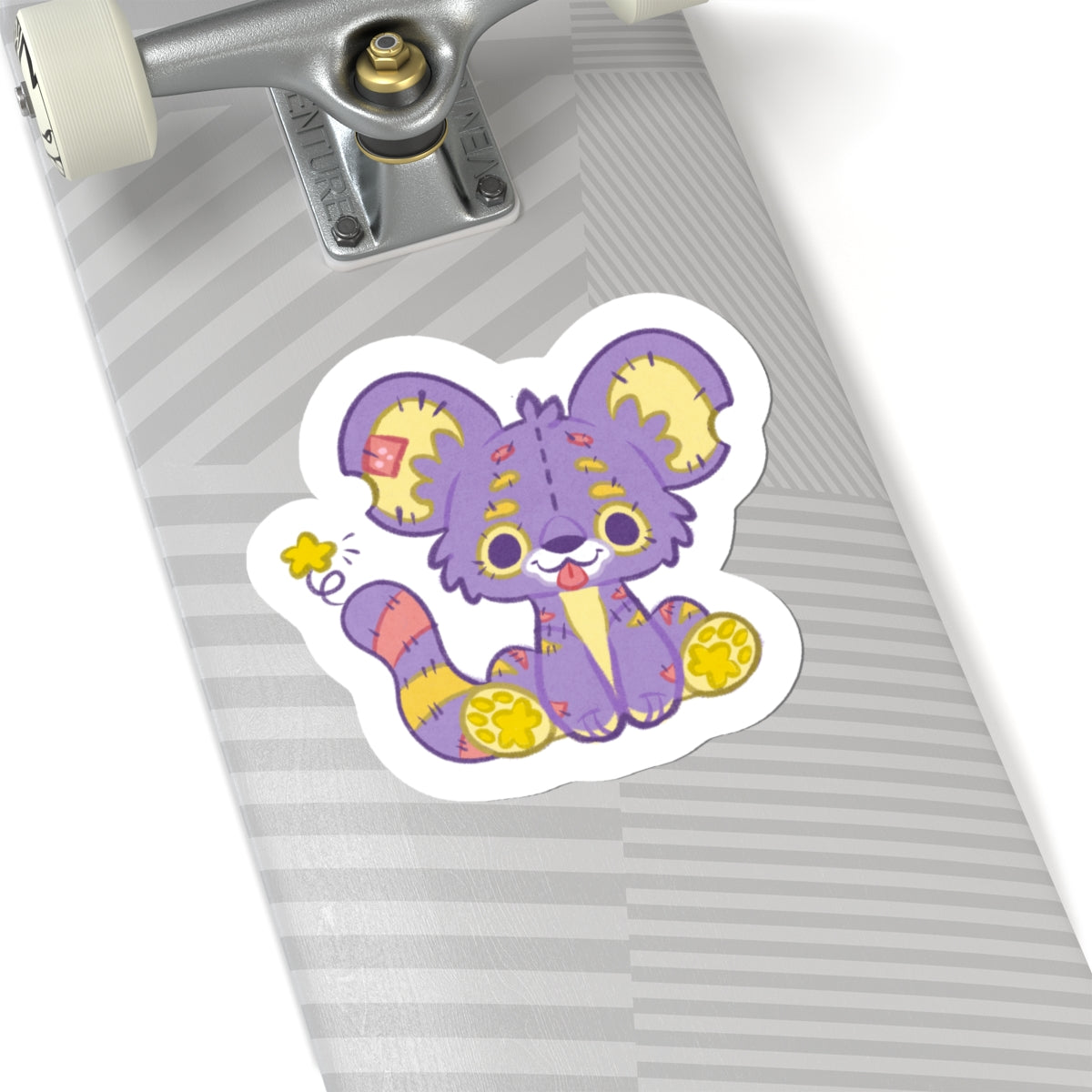 Plushie Kougra Fantasy Tiger Die-Cut Vinyl Sticker 4in