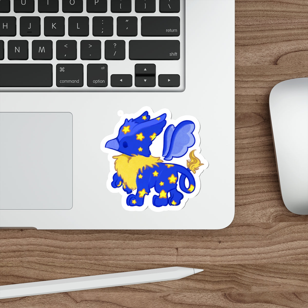 Eyrie Starry Fantasy Griffin Die-Cut Vinyl Sticker 4in