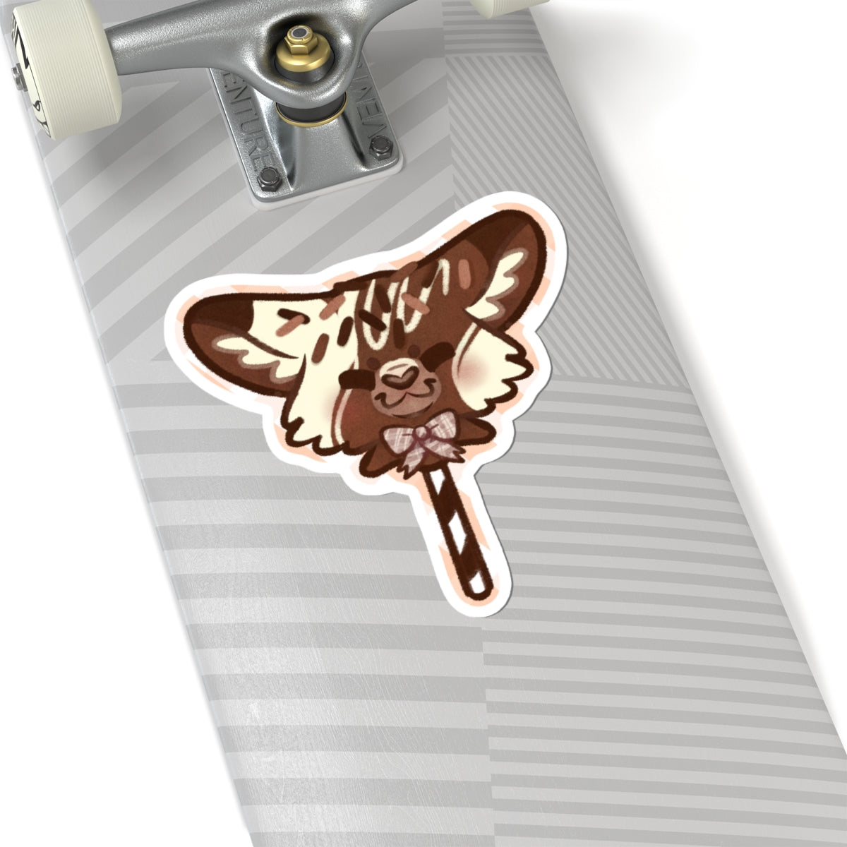 Cake Pup Chocolate Dessert Kawaii Cutie Die-Cut Vinyl Sticker 4in