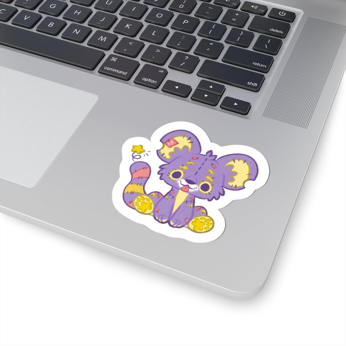 Plushie Kougra Fantasy Tiger Die-Cut Vinyl Sticker 4in
