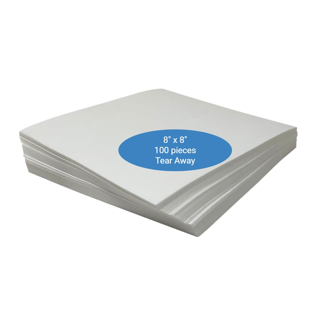 Tear Away Embroidery Stabilizer 1.8 oz Medium Weight 10" x 100 Yd Roll by H.B.I. Products