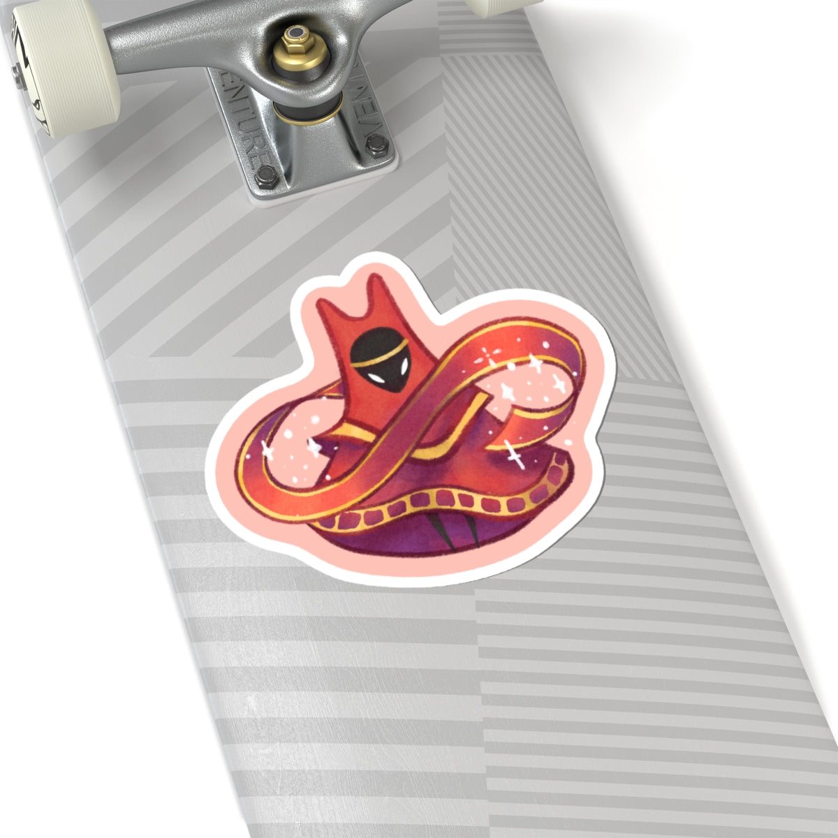 Journey Traveler Kawaii Cutie Game Fanart Die-Cut Vinyl Sticker 4in