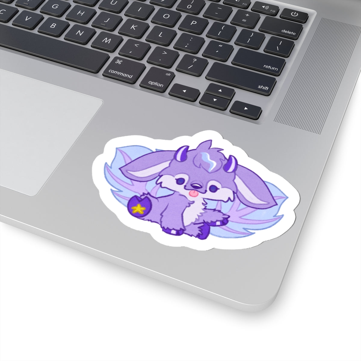 Purple Faerie Fantasy Pixie Die-Cut Vinyl Sticker 4in