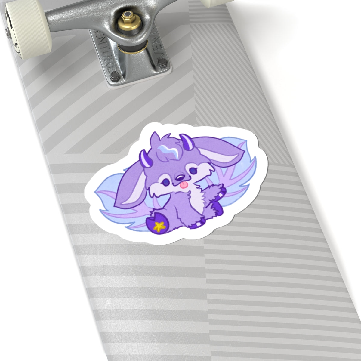 Purple Faerie Fantasy Pixie Die-Cut Vinyl Sticker 4in