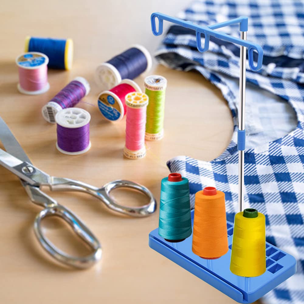 Thread Holders, Embroidery & Sewing Machine 3-Spool Thread Rack, 2-Pack