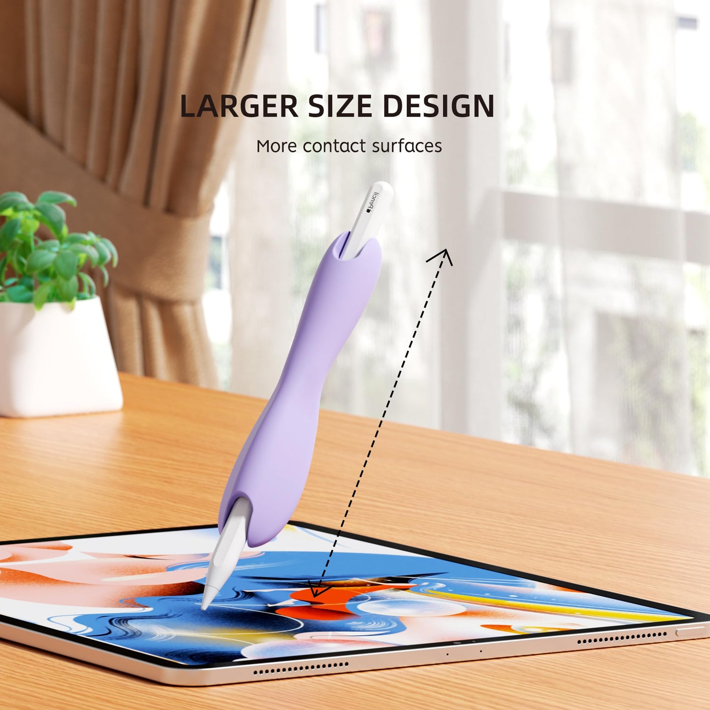Arthritis Silicone Grip Sleeve Compatible with Apple Pencil Pro 1st/2nd Gen | 3 Pack