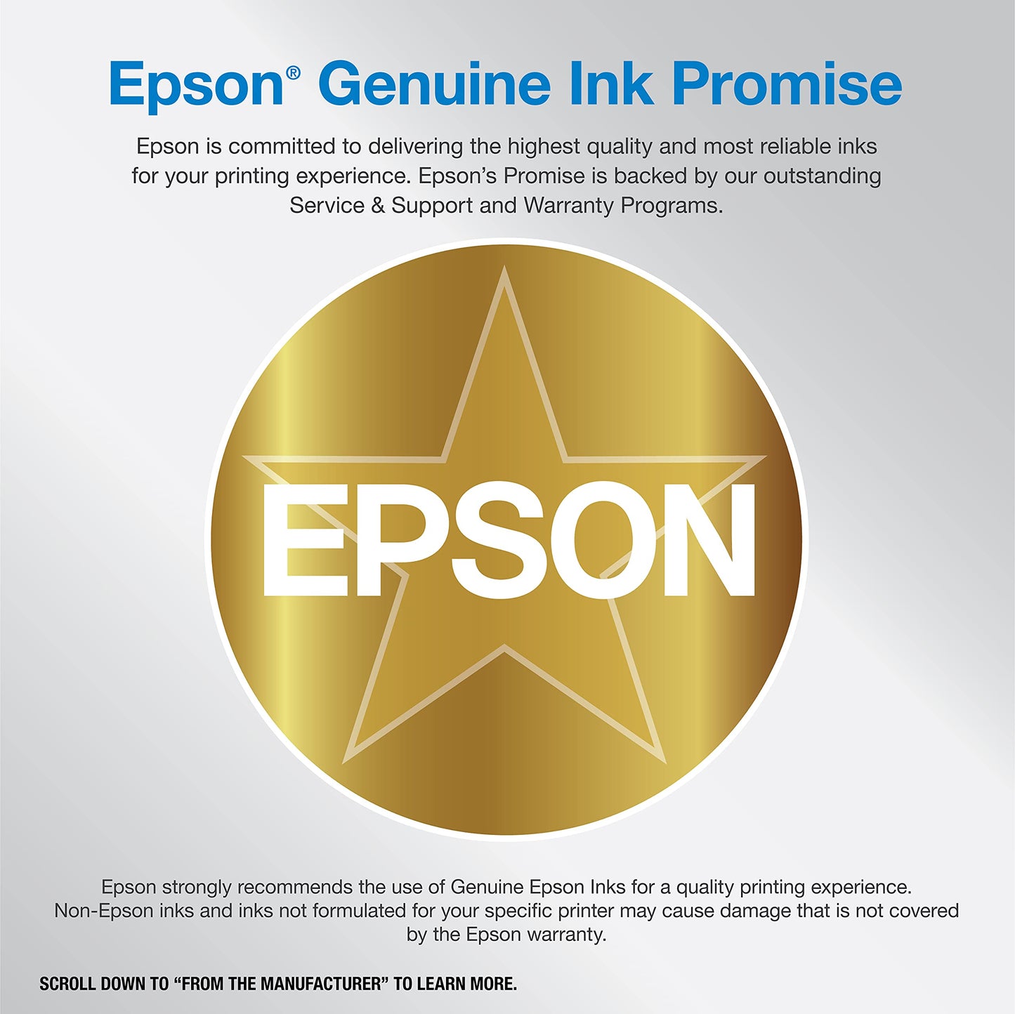 Epson EcoTank ET-2803 Wireless Color All-in-One Cartridge-Free Supertank Printer w/ Scan, Copy, AirPrint
