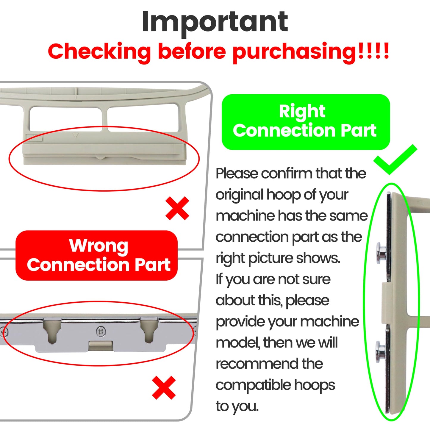 Embroidery Machine Hoop SA432 with 4"x4" Embroidery Area Compatible with Brother SE700 PE545 SE600 LB5500 PE535 550D SE630 LB5000 SE625 SE425 400 PE540D PE525 PE500