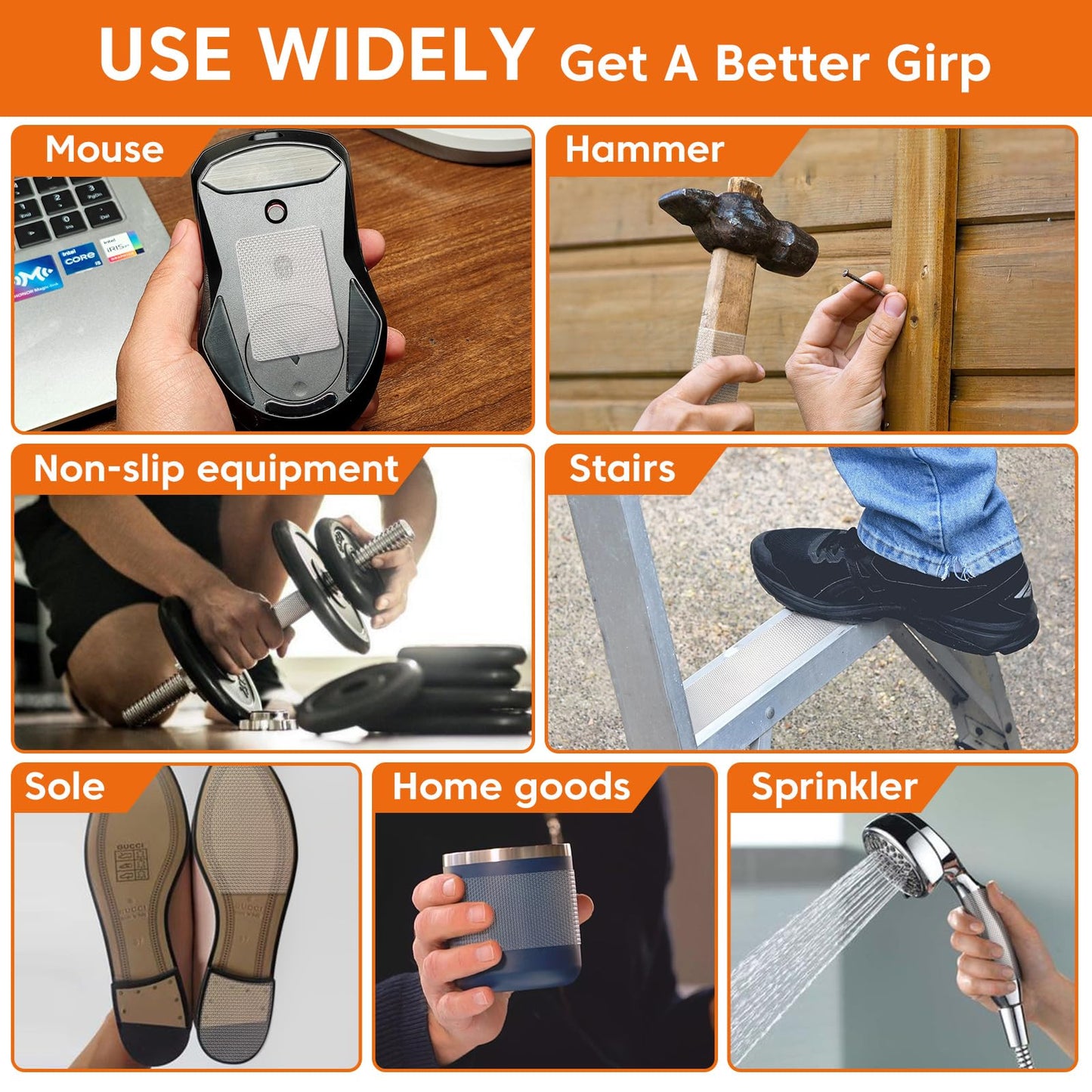 Anti Slip Grip Tape Clear | Heavy Duty Tape for Indoor & Outdoor | Waterproof Heat Resistant Tape Silicone | 2 Inch X 33 Feet