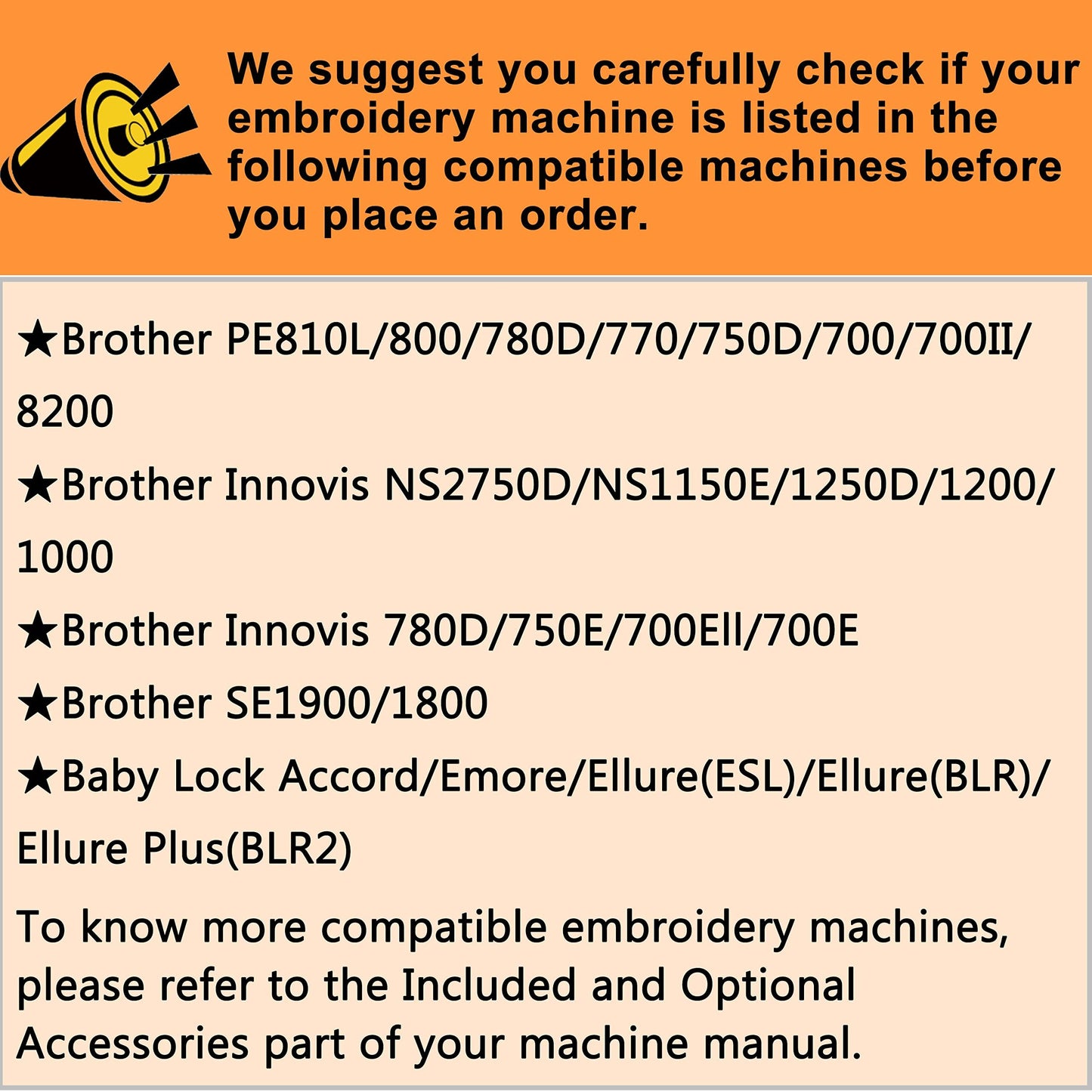 Embroidery Machine Hoop SA444 with 5"x7" Embroidery Area Compatible with Brother PE900 SE2000 PE800 SE1900 SE1950 PE780D 770 700 750D SE1800 Innovis1250D