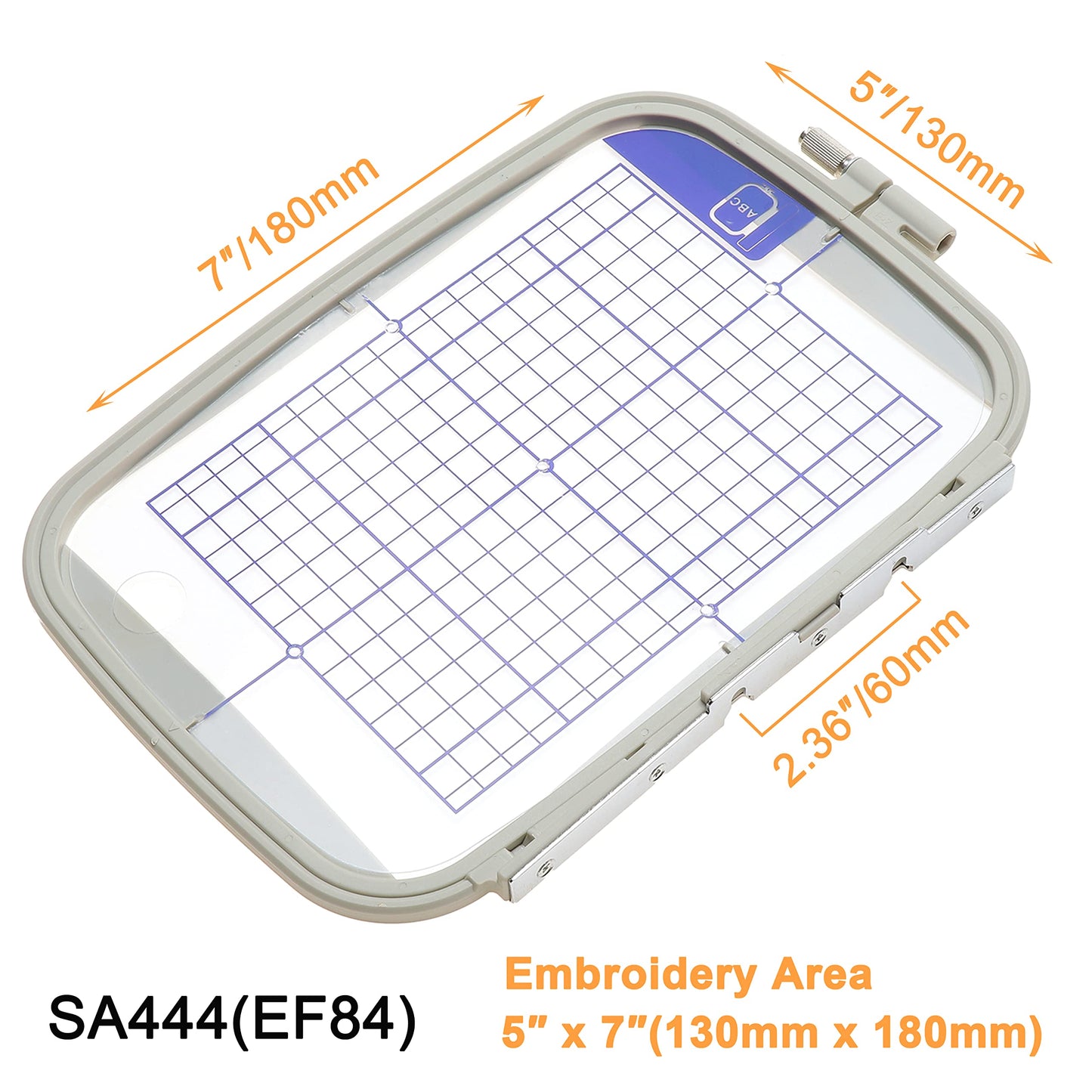 Embroidery Machine Hoop SA444 with 5"x7" Embroidery Area Compatible with Brother PE900 SE2000 PE800 SE1900 SE1950 PE780D 770 700 750D SE1800 Innovis1250D