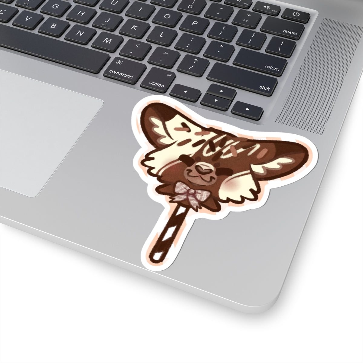 Cake Pup Chocolate Dessert Kawaii Cutie Die-Cut Vinyl Sticker 4in