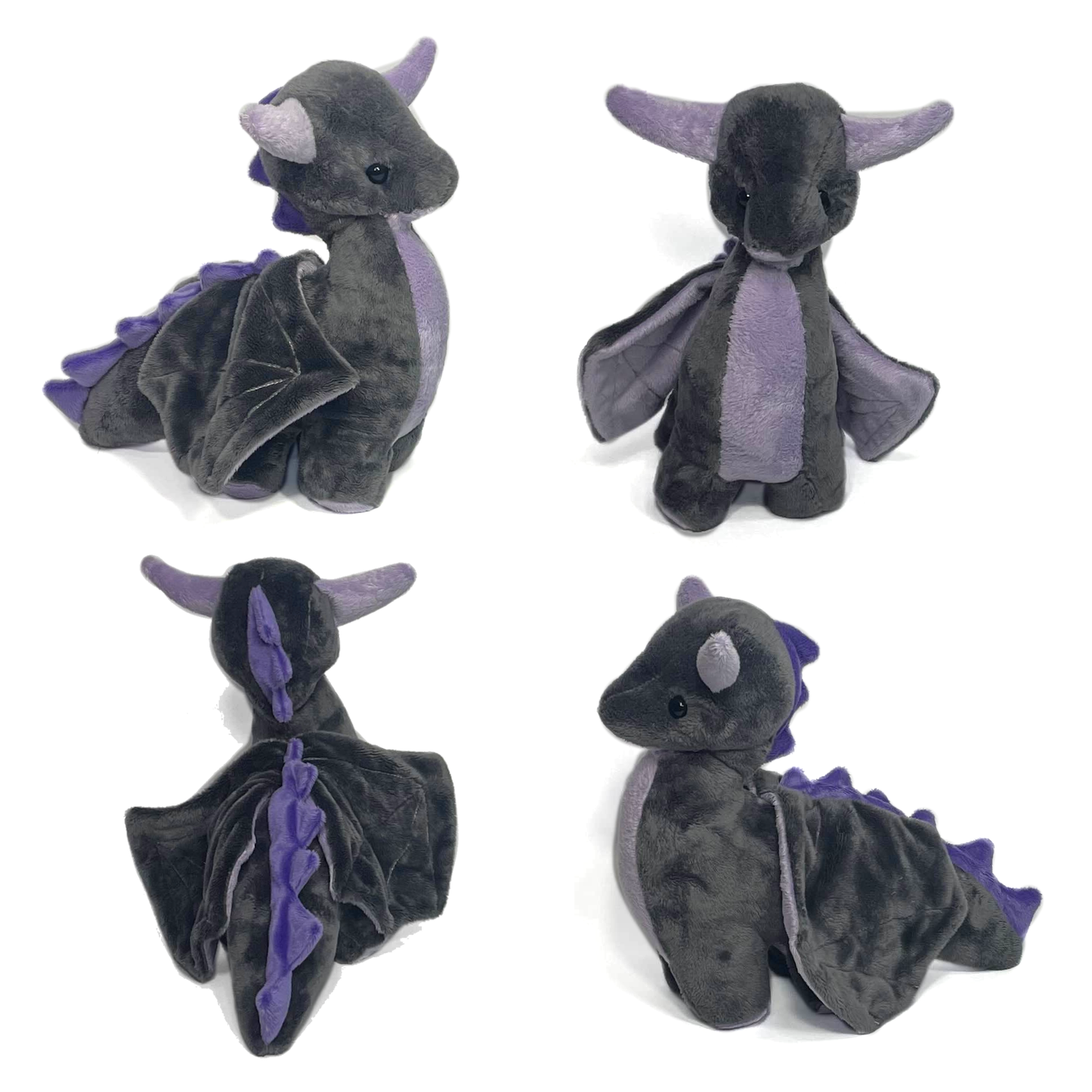 Dinosaur Dragon Plush Sewing Pattern Hand or Machine Sew Cute Fantasy Magic Medieval Digital Download