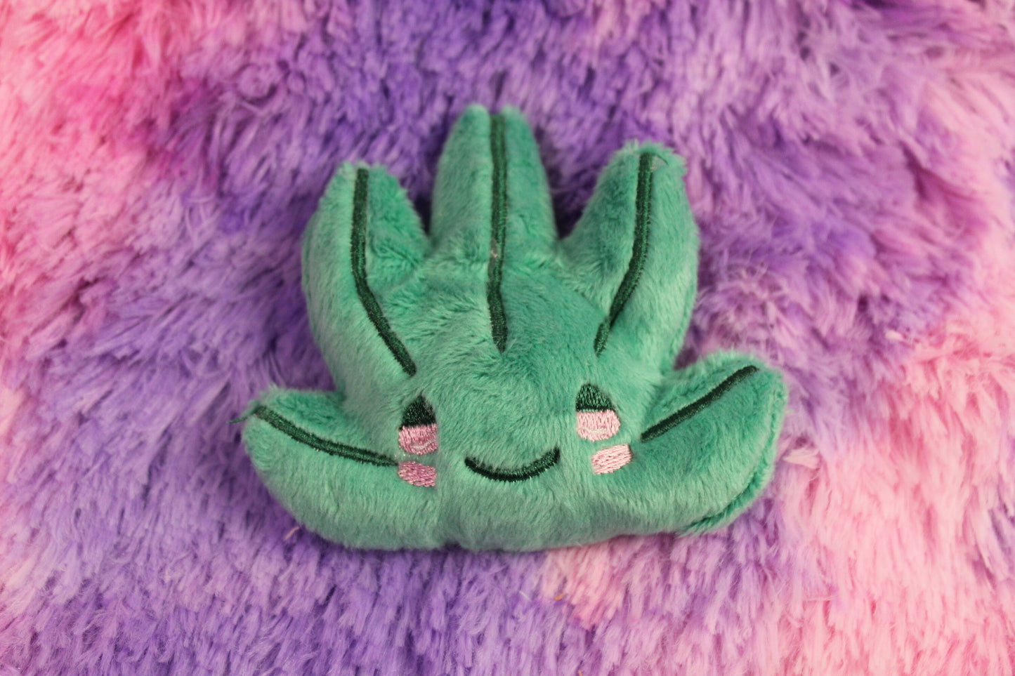 ITH Happy Plant Pal Embroidery Plush Pattern Kawaii Embroidery Machine Pattern Cute 4x4 Weed Stoner 420
