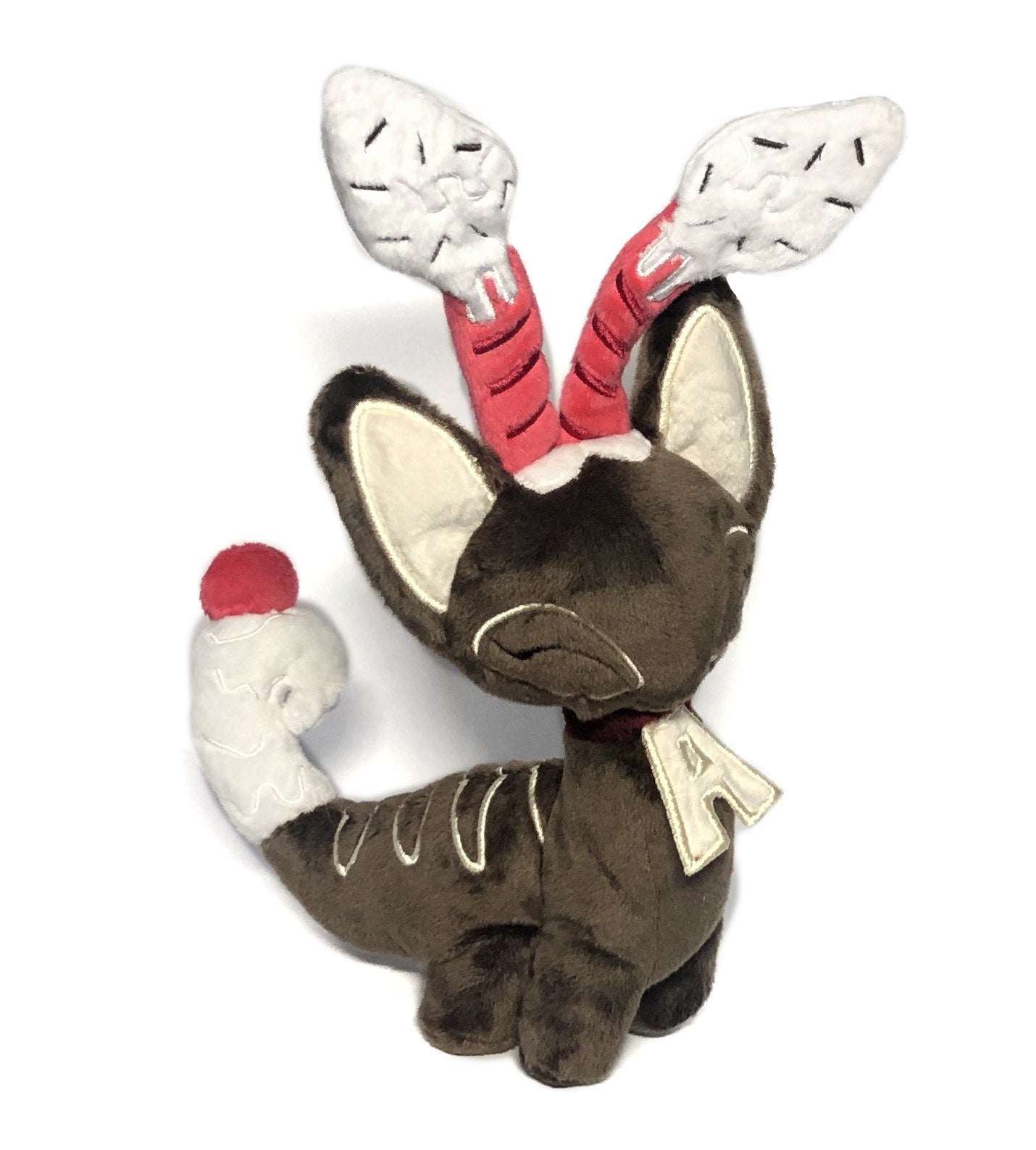 Chocolate Alien Cat Plush Handmade Kawaii Plushie Cute Stuffed Animal Art Doll Lab Ray MADE TO ORDER