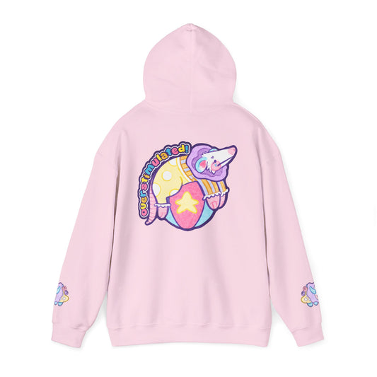 OVERSTIMULATED OPOSSUM Kawaii Clown Cutie Clowncore Hoodie Pullover Unisex