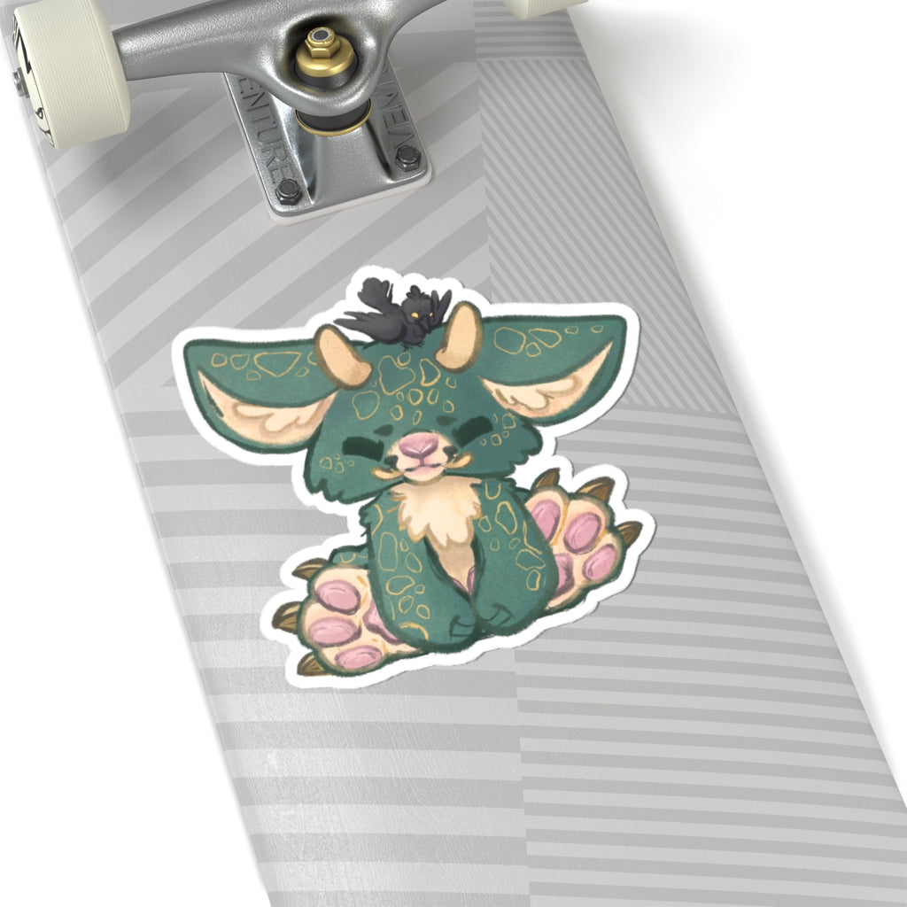 Goblin Woodland Creatures Kawaii Cutie Toe Beans Die-Cut Vinyl Sticker 4in