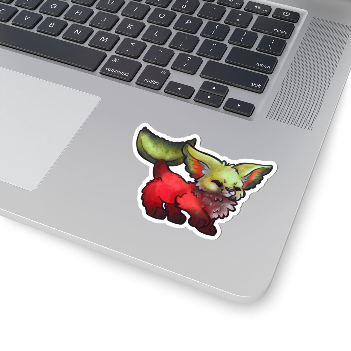 Sockeye Salmon Catfish Kawaii Cutie Beans Die-Cut Vinyl Sticker 4in