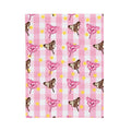Cake Pup Pink Fuzzy Blanket Pastel Dessert Circus Theme Kawaii Home Decor Clowncore Blankie Lightweight Soft
