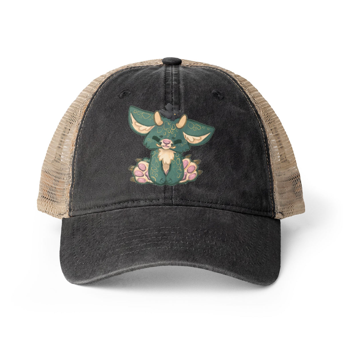 Woodland Goblin Women's Washed Mesh-Back Cap