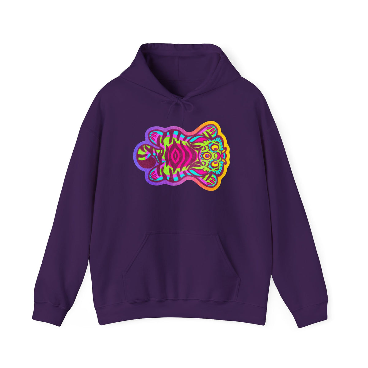 Tibetan Tiger Third Eye Psychedelic Hoodie Pullover Unisex
