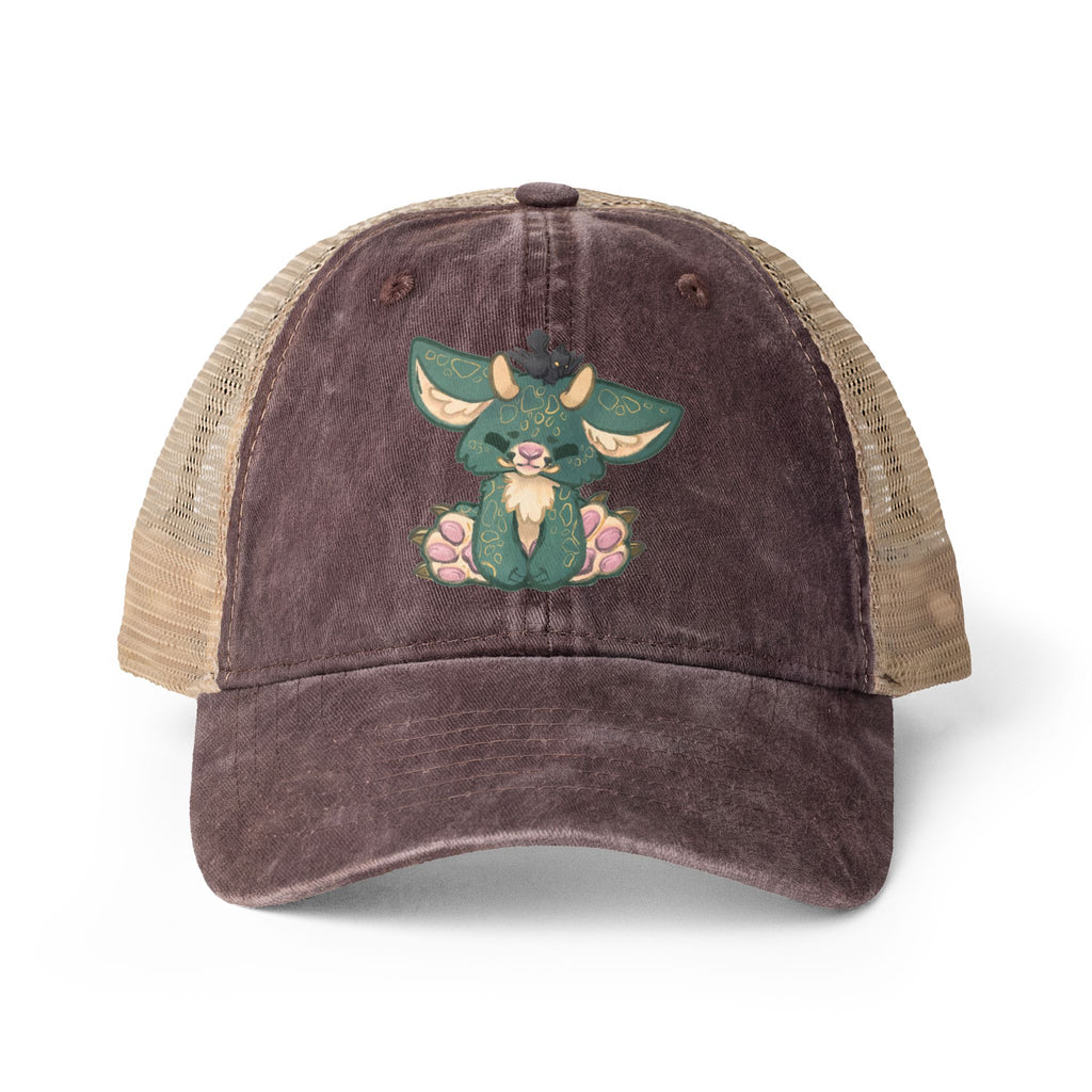 Woodland Goblin Women's Washed Mesh-Back Cap