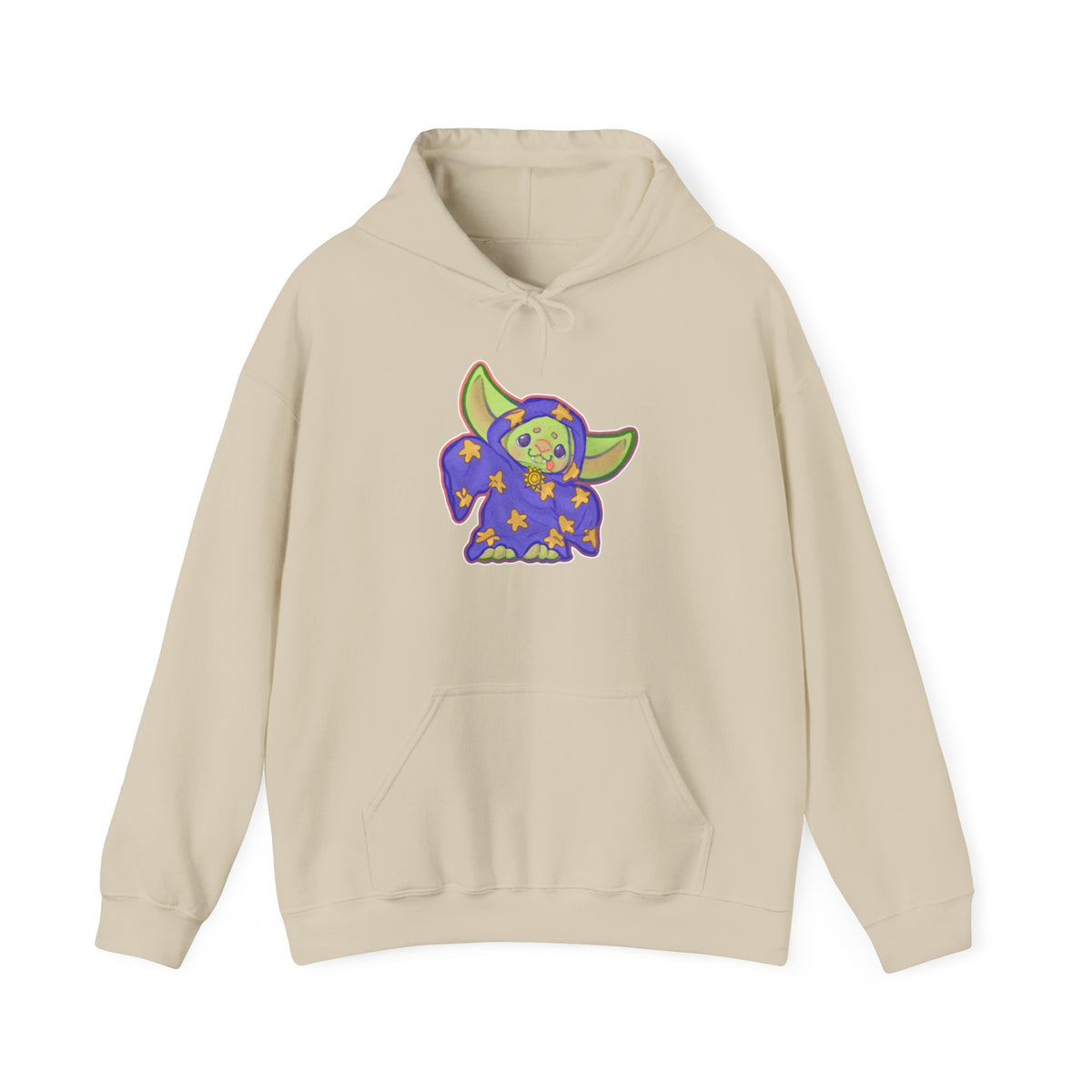 Kinder Goblin Baby Wizard Kawaii Magic DnD Fantasy Hoodie Pullover Unisex