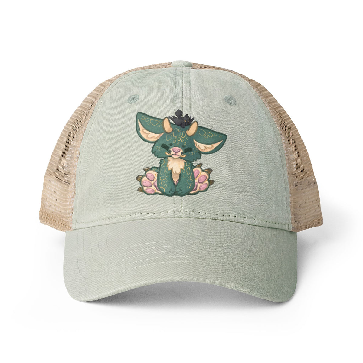 Woodland Goblin Women's Washed Mesh-Back Cap
