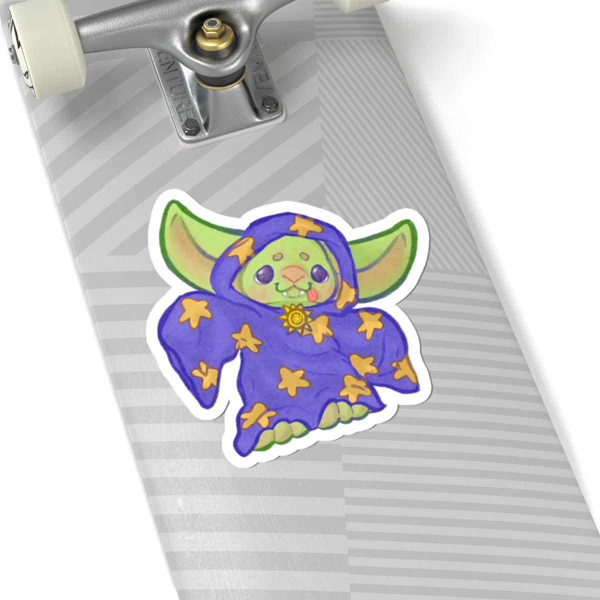Wizard Kinder Goblin Kawaii Fantasy DnD Cutie Die-Cut Vinyl Sticker 4in