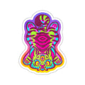Tibetan Tiger Third Eye Psychedelic Kawaii Cutie Die-Cut Vinyl Sticker 6in