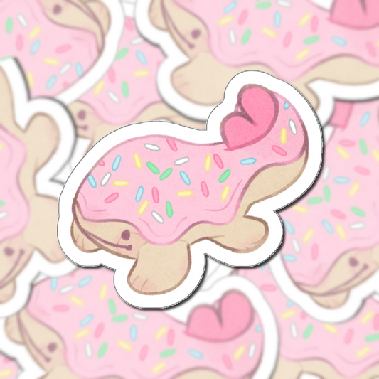 Donutsire Clodsire Pocket Monster Fantasy Die-Cut Vinyl Sticker 4in
