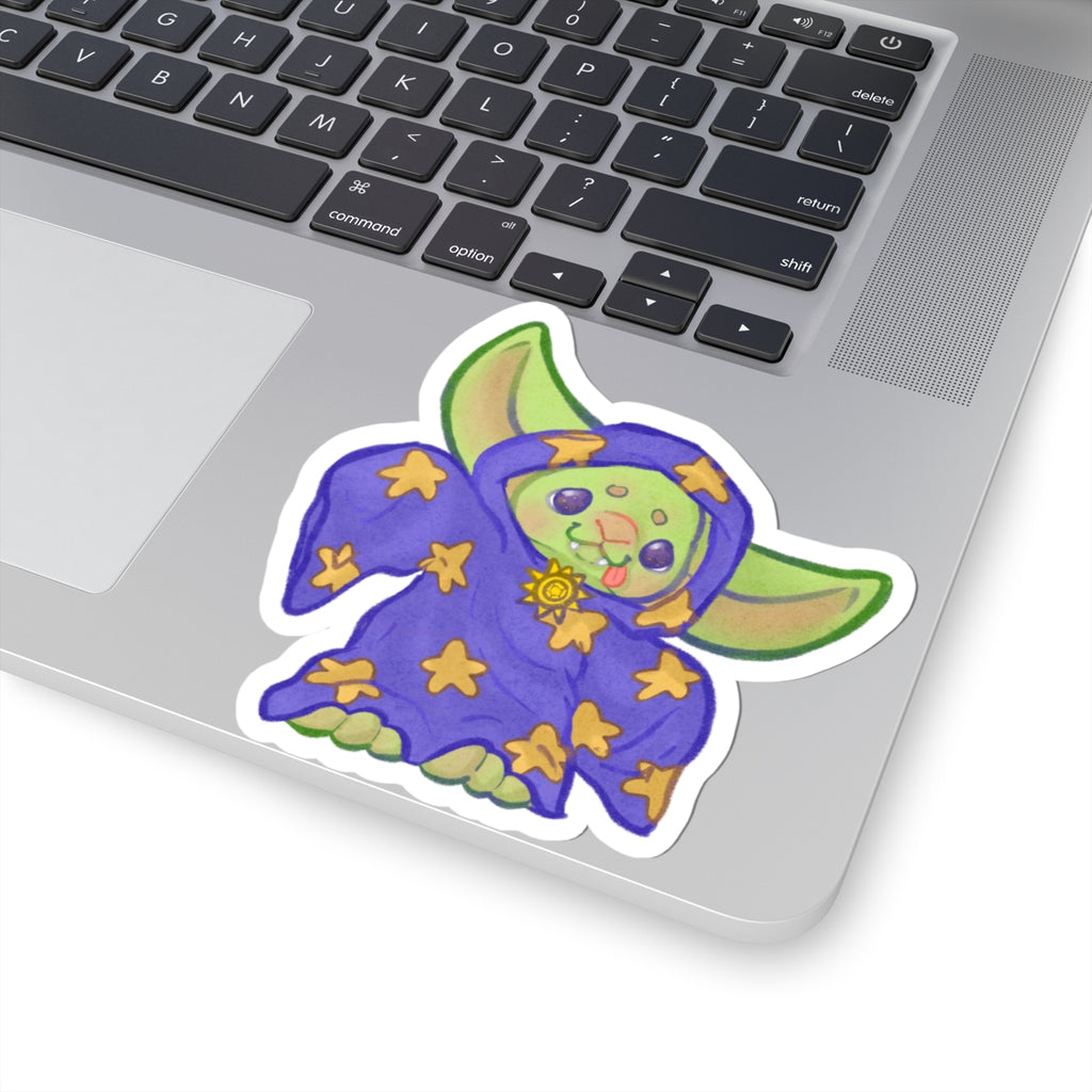 Wizard Kinder Goblin Kawaii Fantasy DnD Cutie Die-Cut Vinyl Sticker 4in