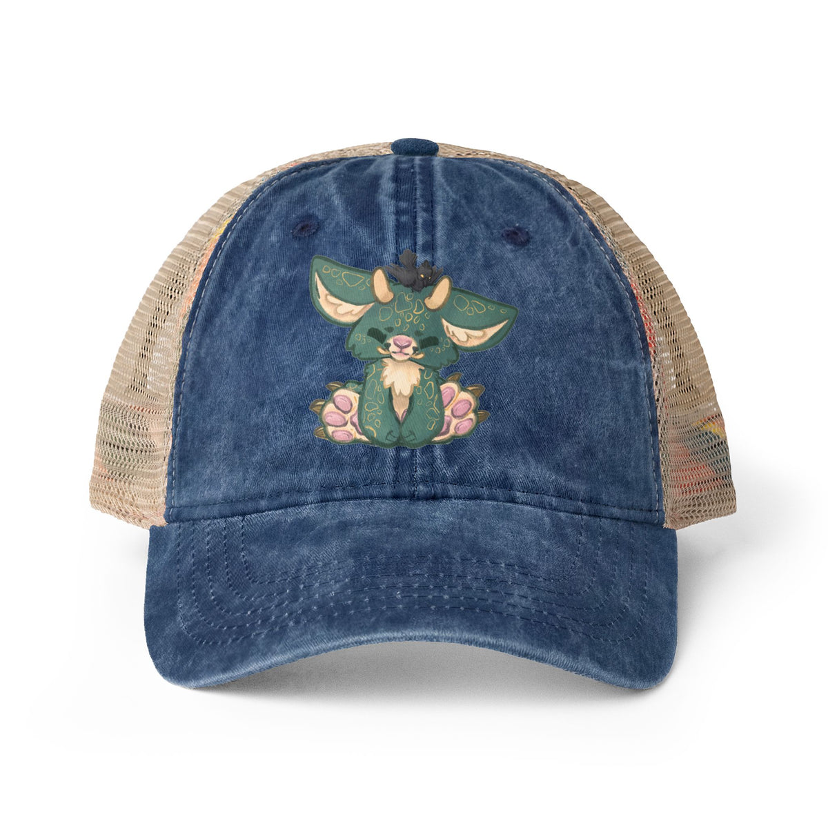 Woodland Goblin Women's Washed Mesh-Back Cap