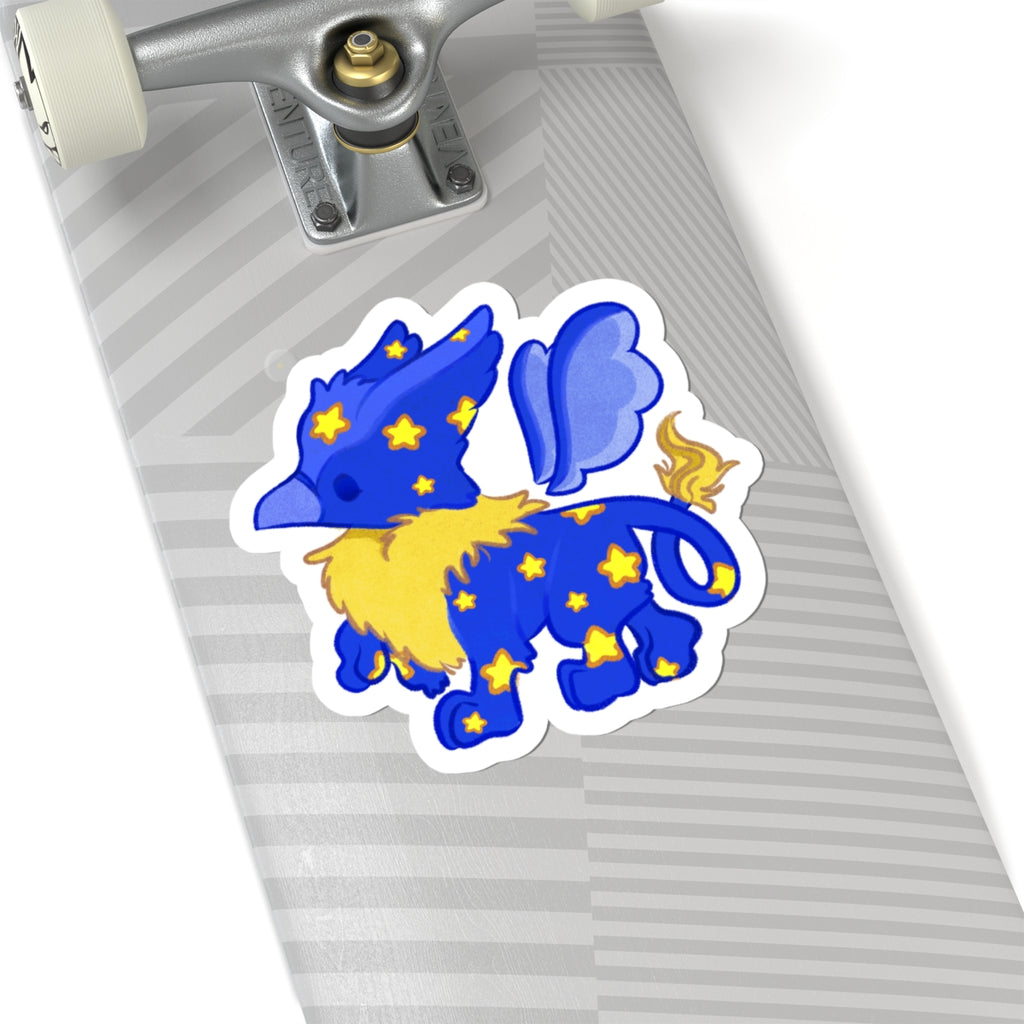 Eyrie Starry Fantasy Griffin Die-Cut Vinyl Sticker 4in