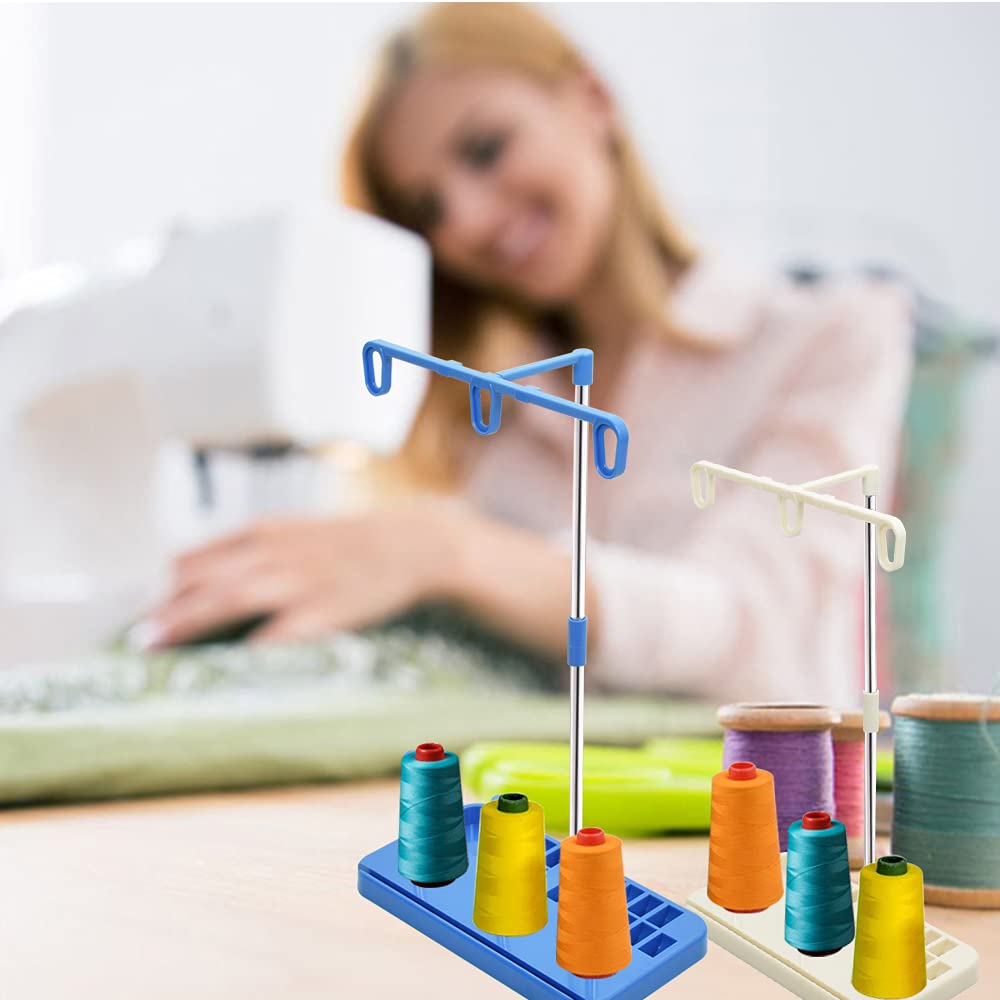 Thread Holders, Embroidery & Sewing Machine 3-Spool Thread Rack, 2-Pack