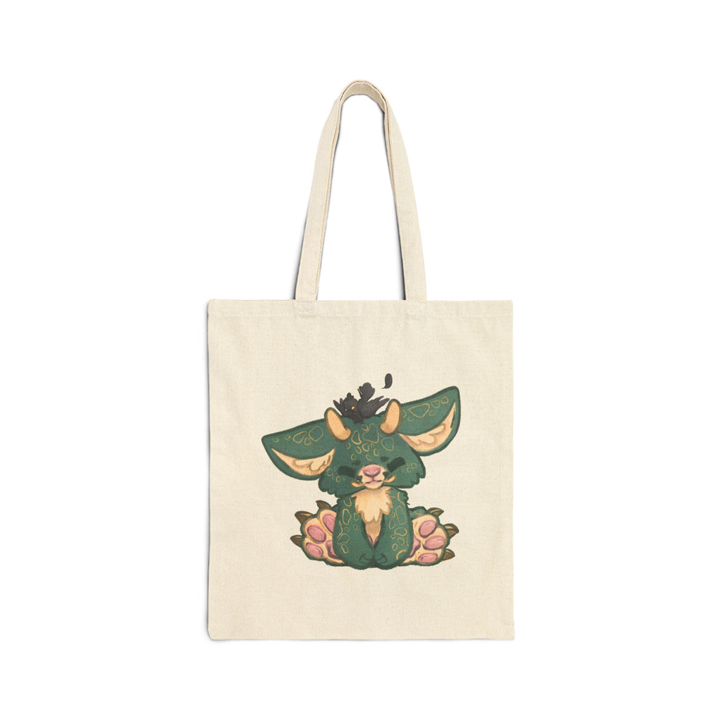 Goblin Woodland Creature Kawaii Toe Beans Paw Pad Cotton Canvas Tote Bag
