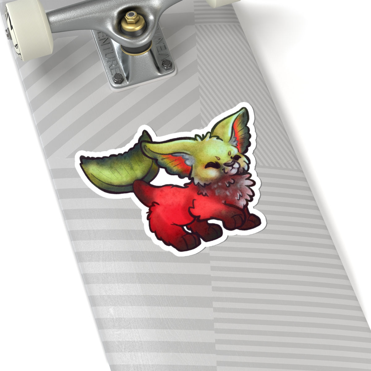 Sockeye Salmon Catfish Kawaii Cutie Beans Die-Cut Vinyl Sticker 4in