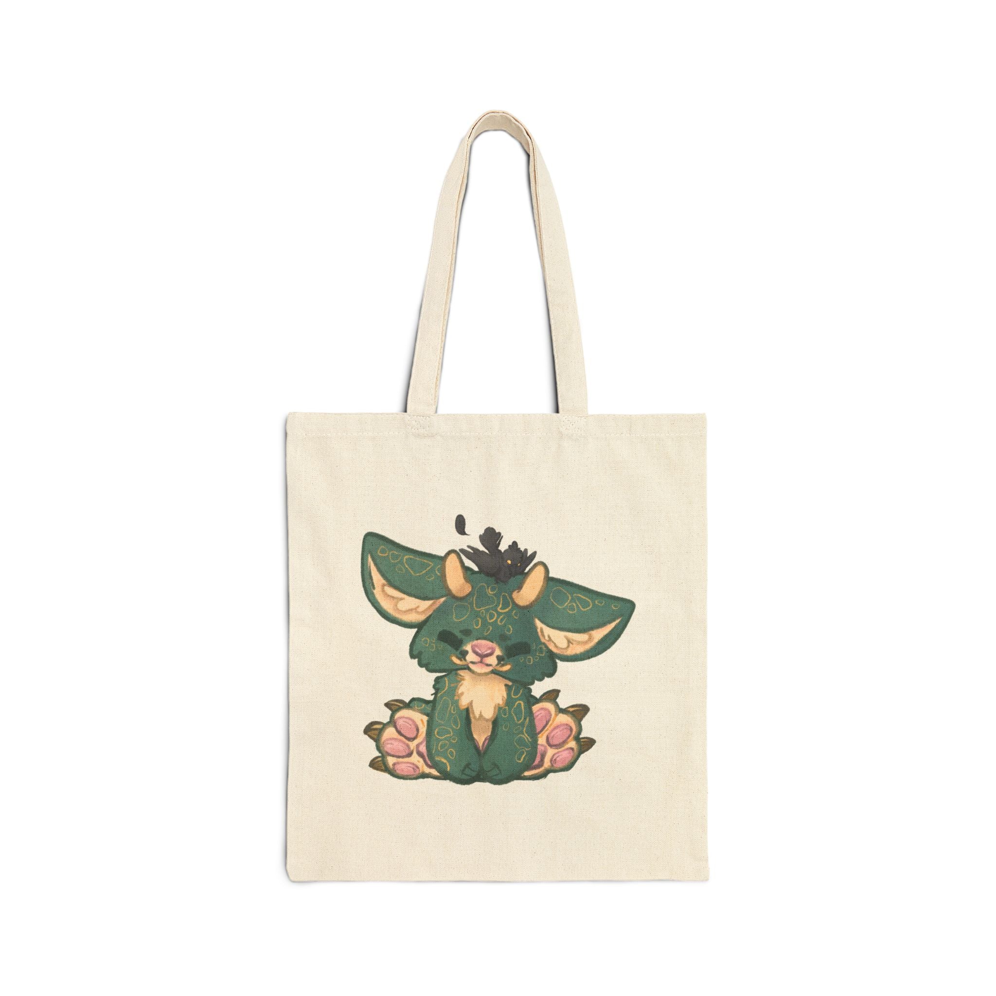 Goblin Woodland Creature Kawaii Toe Beans Paw Pad Cotton Canvas Tote Bag