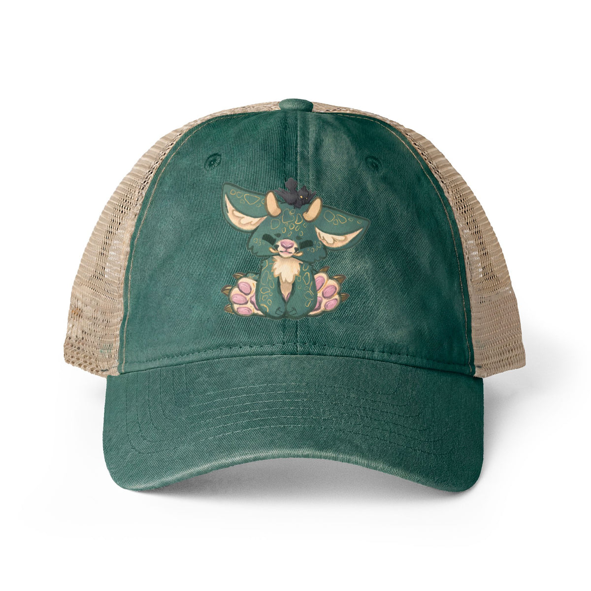 Woodland Goblin Women's Washed Mesh-Back Cap