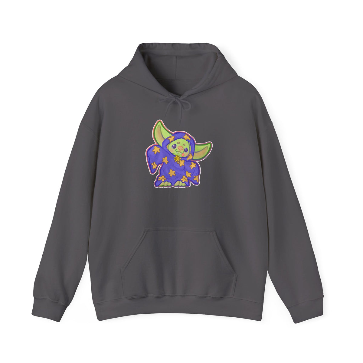 Kinder Goblin Baby Wizard Kawaii Magic DnD Fantasy Hoodie Pullover Unisex