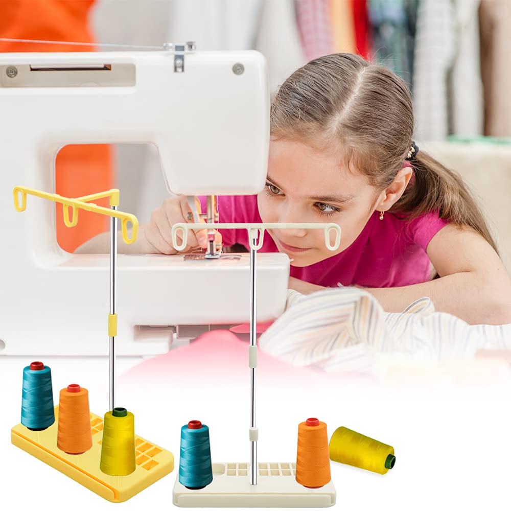 Thread Holders, Embroidery & Sewing Machine 3-Spool Thread Rack, 2-Pack