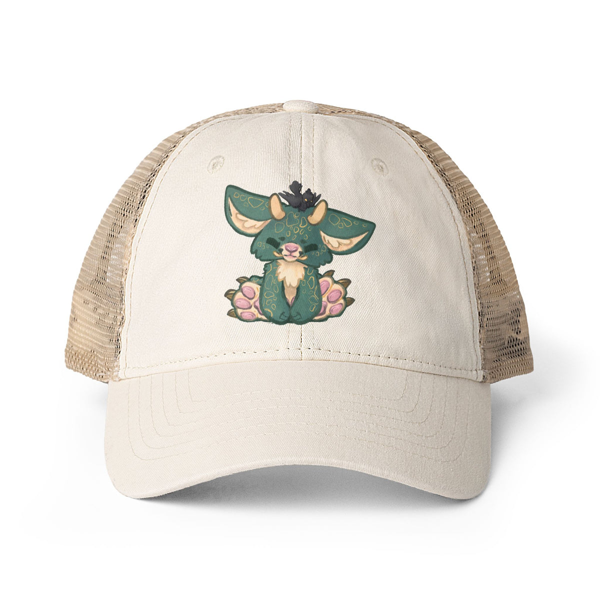 Woodland Goblin Women's Washed Mesh-Back Cap