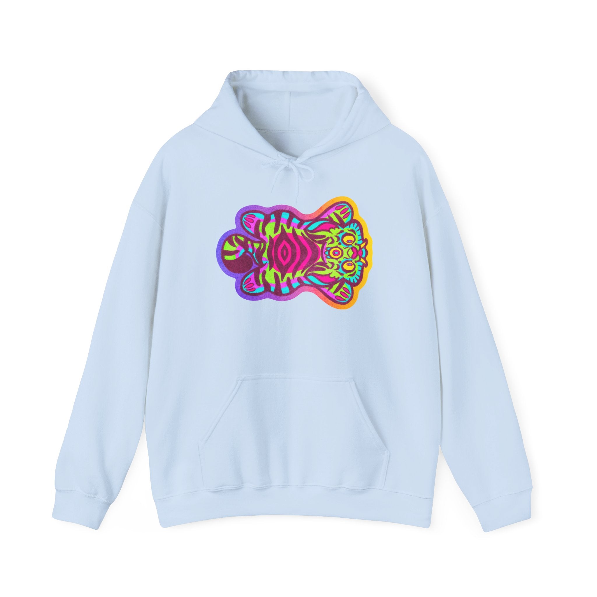Tibetan Tiger Third Eye Psychedelic Hoodie Pullover Unisex
