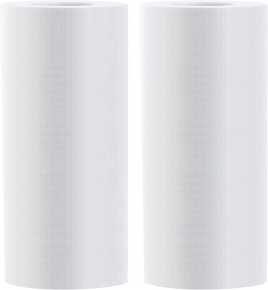 Water Soluble Stabilizer for Embroidery Topping Film | Seneme 35um Clear | Wash Away Embroidery Stabilizer (2 Pack / 8 in x 50 yd Roll)
