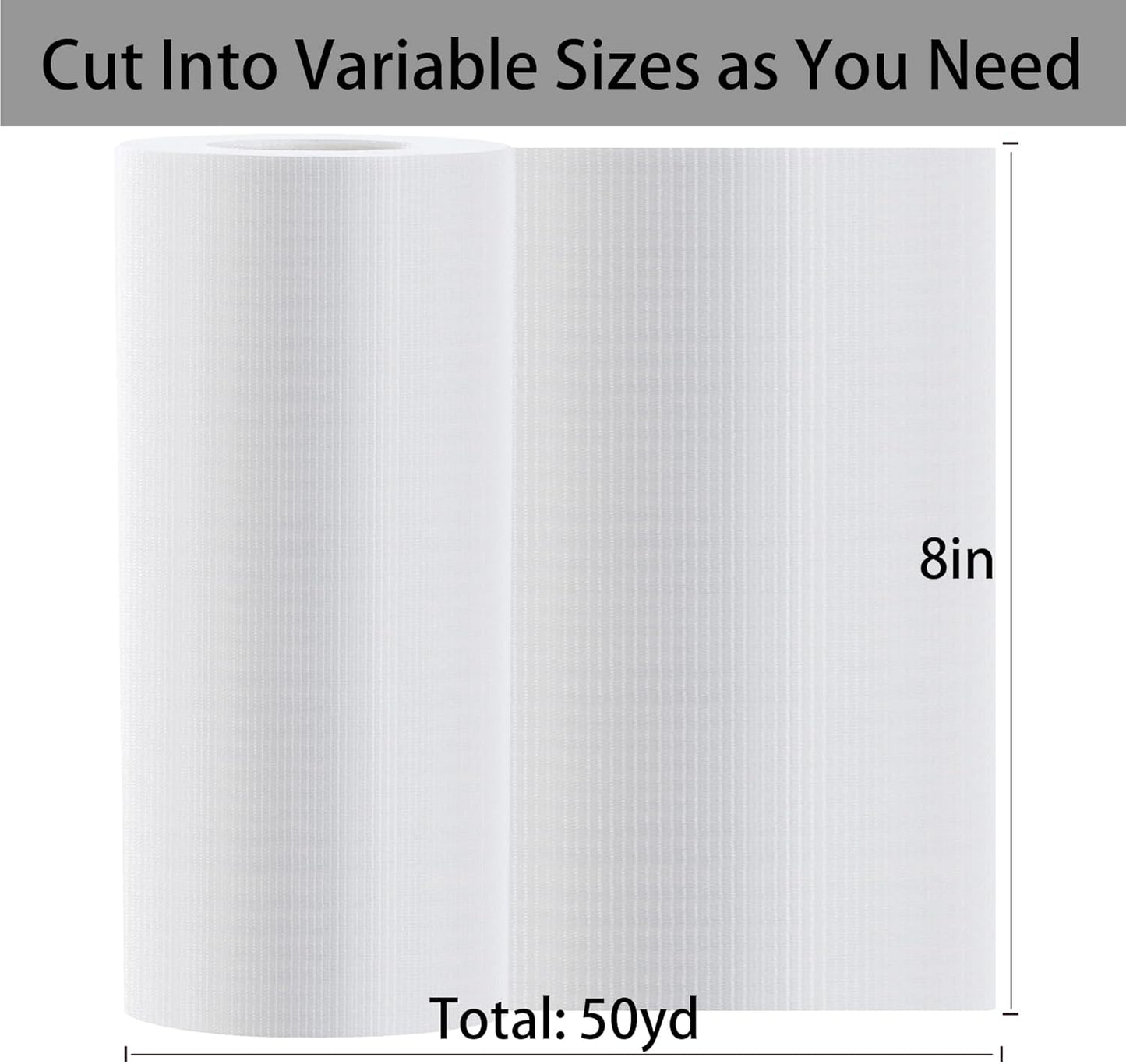 Water Soluble Stabilizer for Embroidery Topping Film | Seneme 35um Clear | Wash Away Embroidery Stabilizer (2 Pack / 8 in x 50 yd Roll)
