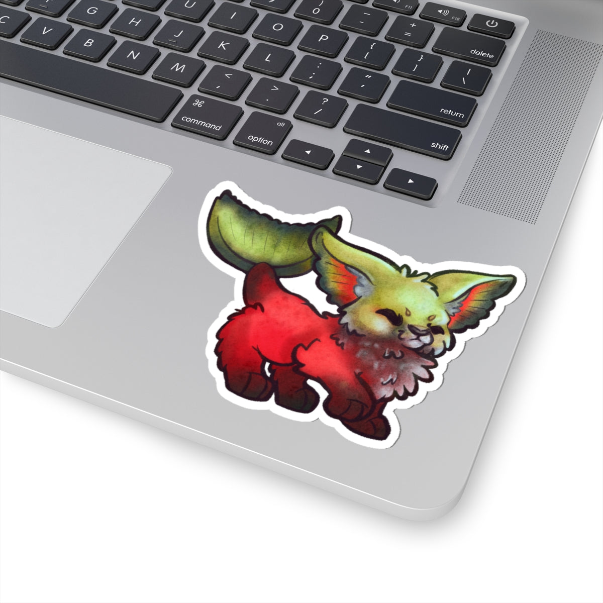 Sockeye Salmon Catfish Kawaii Cutie Beans Die-Cut Vinyl Sticker 4in