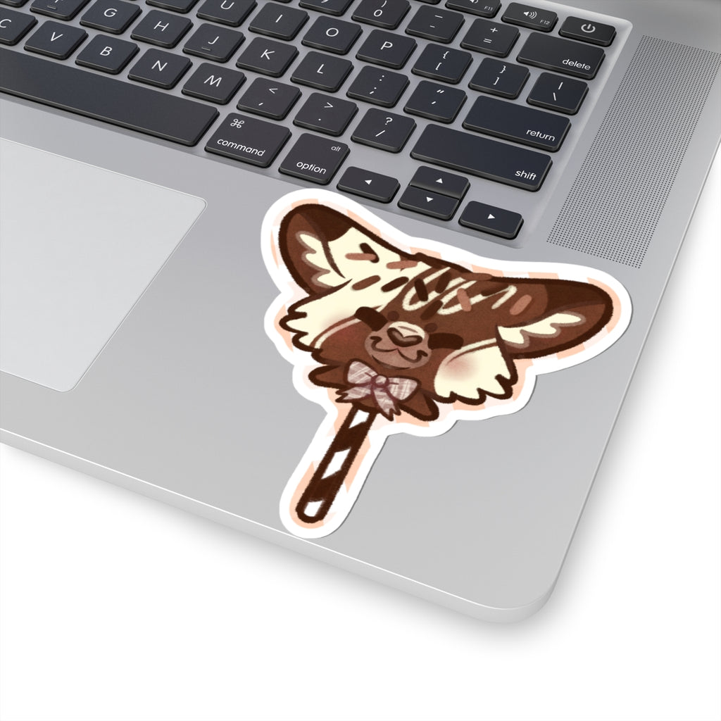 Cake Pup Chocolate Dessert Kawaii Cutie Die-Cut Vinyl Sticker 4in