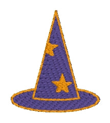TINY WIZARD HAT Embroidery Pattern 1"